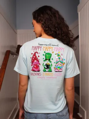 Simply Southern Happy Happy Happy Tee