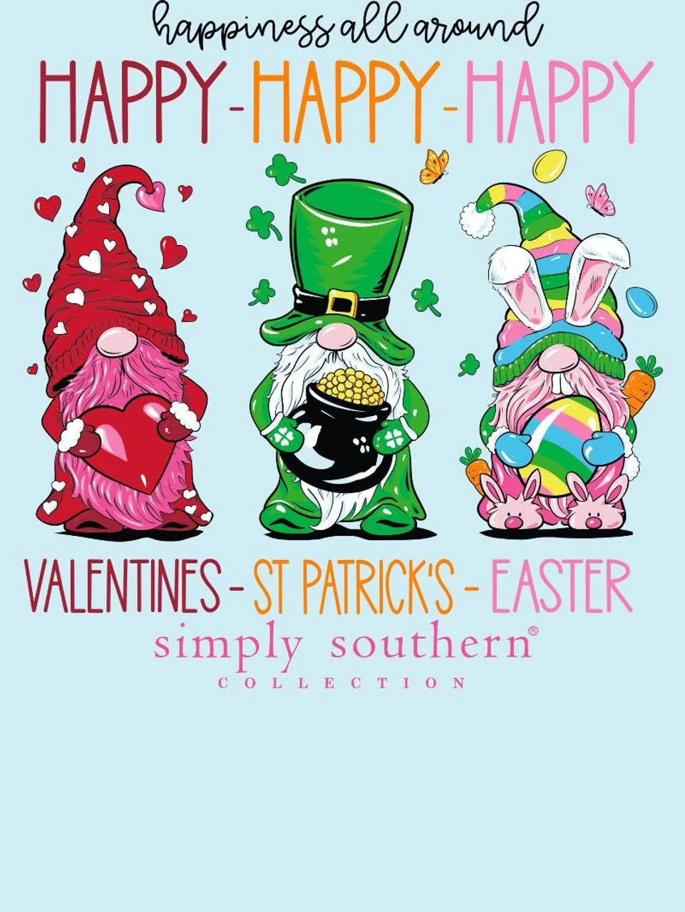 Simply Southern Happy Happy Happy Tee
