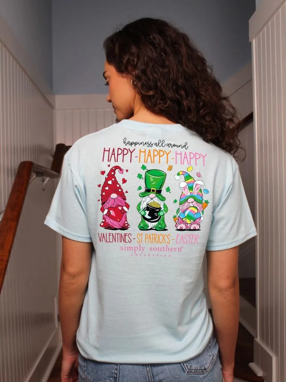 Simply Southern Happy Happy Happy Tee