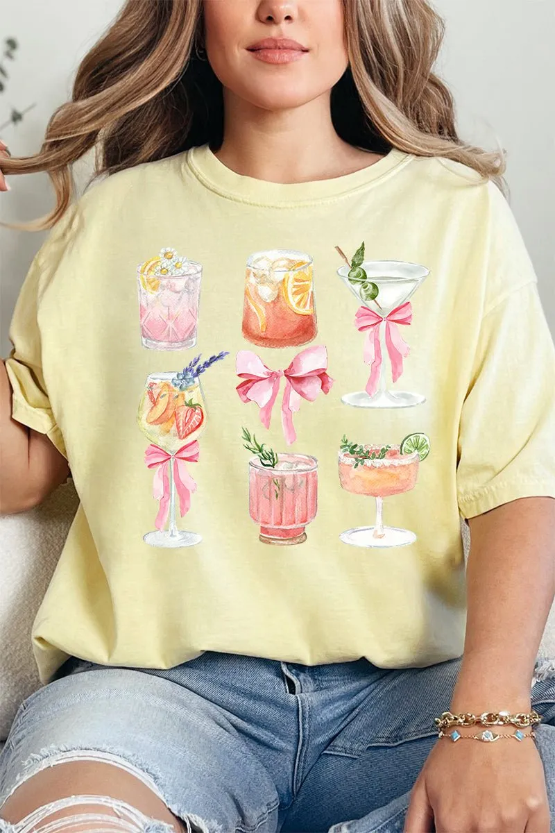Sips By The Pool Comfort Colors Adult Ring-Spun Cotton Tee