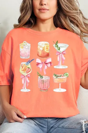 Sips By The Pool Comfort Colors Adult Ring-Spun Cotton Tee