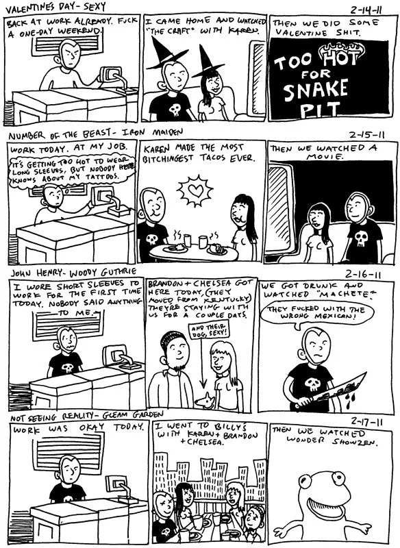 Snake Pit Gets Old: Daily Diary Comics 2010 - 2012