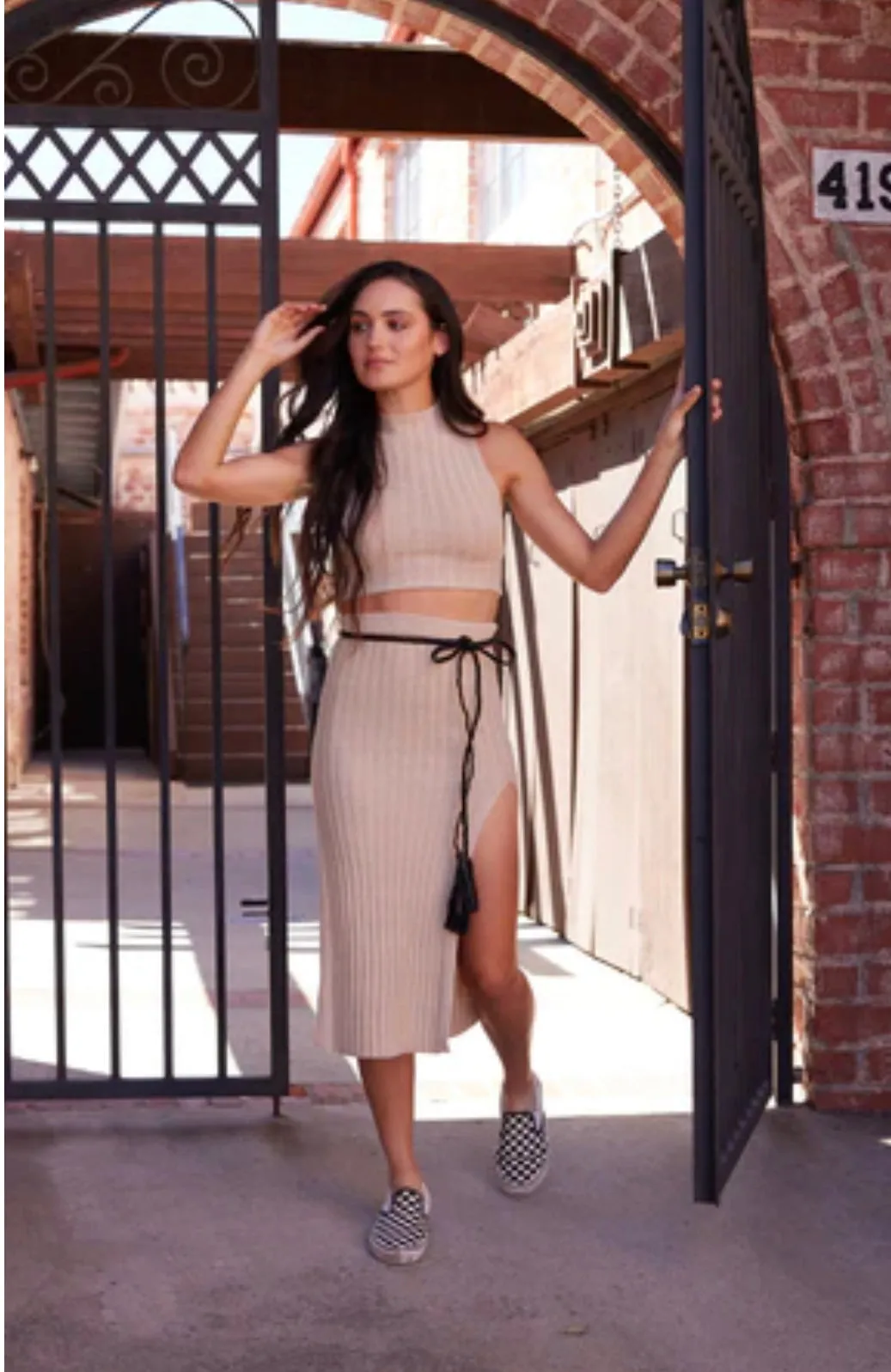 Soft Braided Wrap Belt
