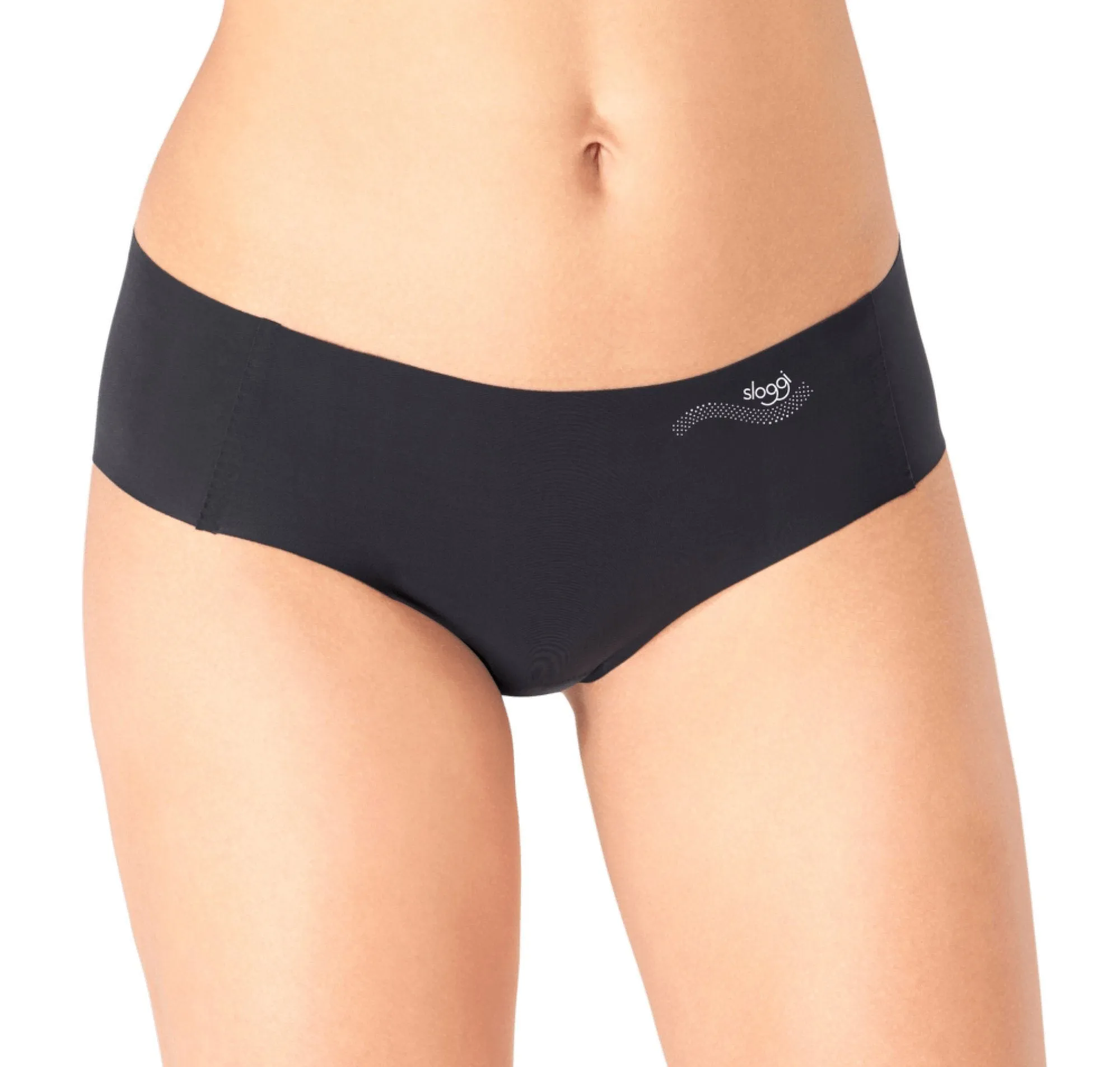 Soft invisible microfibre hipster [Black]
