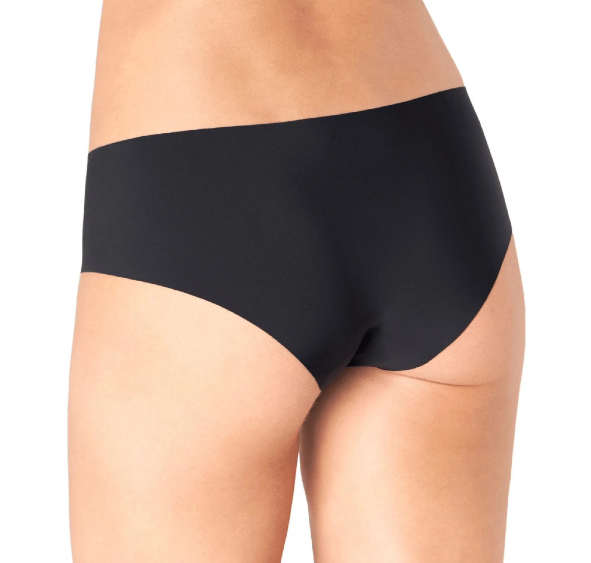 Soft invisible microfibre hipster [Black]