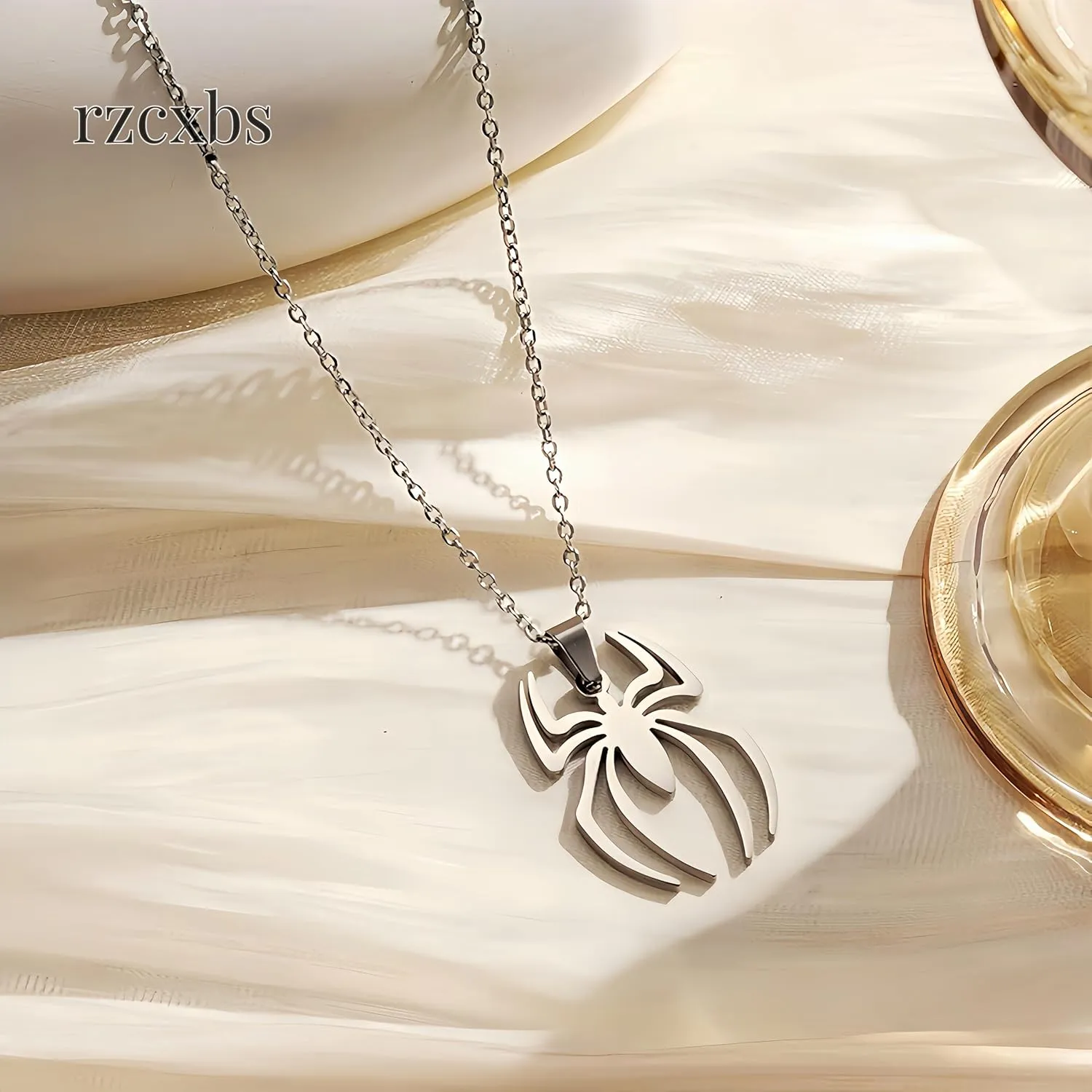 Spider Man Necklace for Women Daily Wear,Cosplay and Ideal Pink Gift for Spider Man Fans Chain