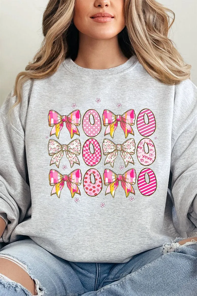 Stacked Coquette XOXO Unisex NuBlend Crew Sweatshirt
