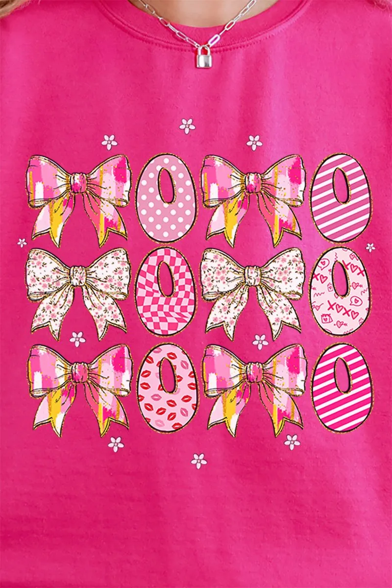 Stacked Coquette XOXO Unisex NuBlend Crew Sweatshirt