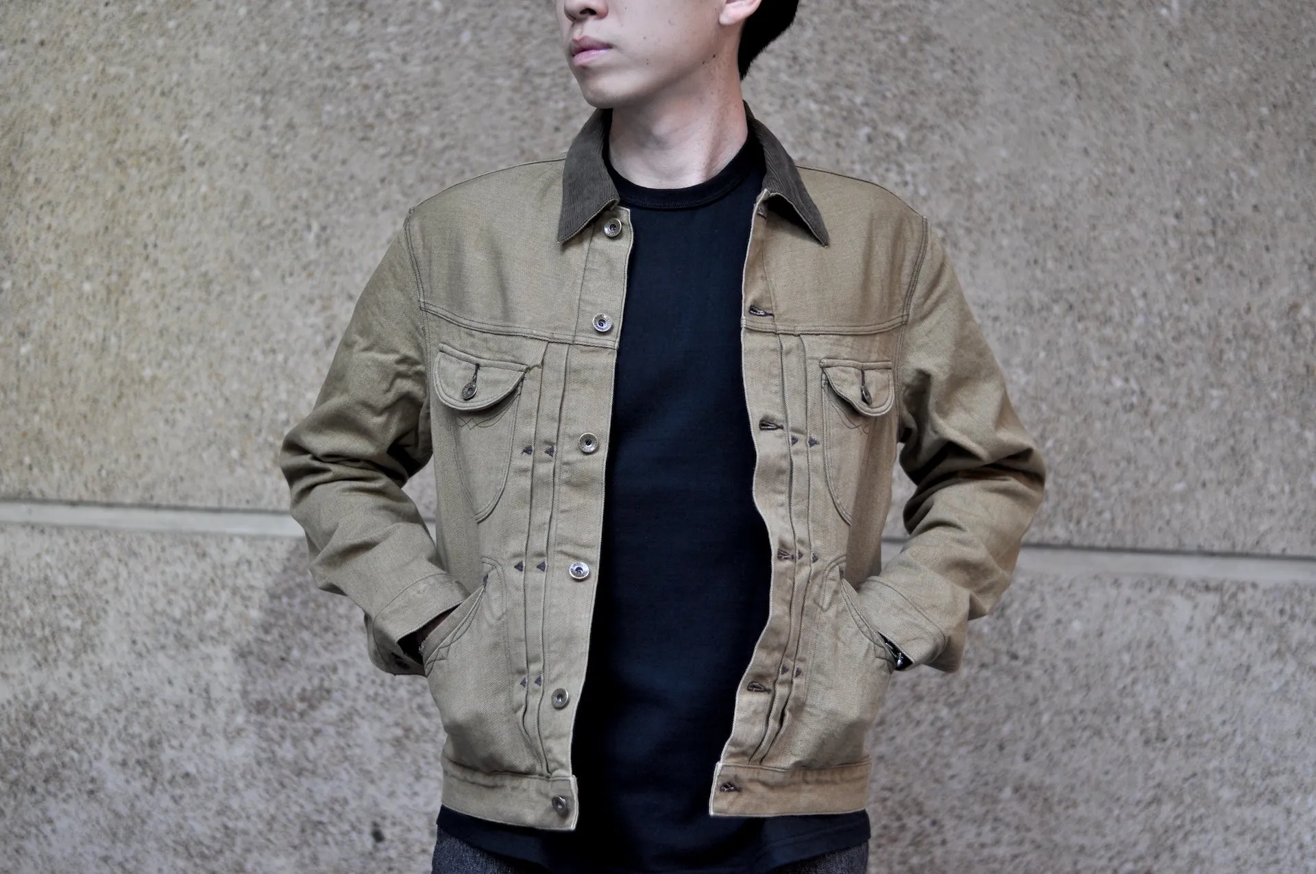 Stevenson Overall Co. "Stockman" Cowboy Jacket (Khaki Drill)