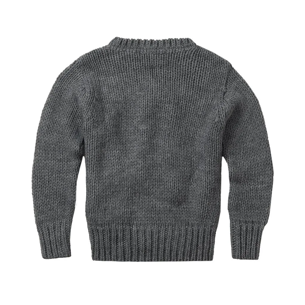 Sweater Knit Grey Adult