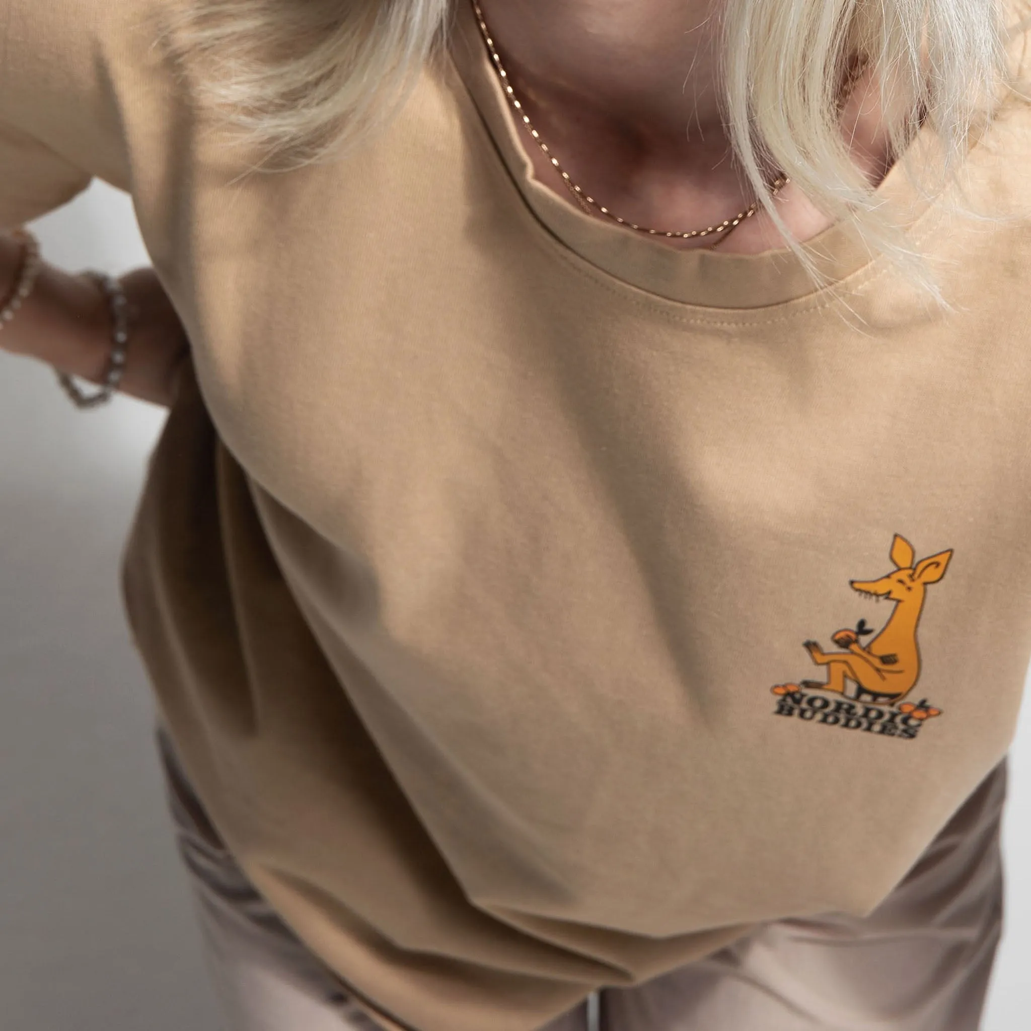 T-shirt – Sniff – Cotton – Beige