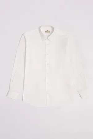 TAILORED FIT WHITE FORMAL SHIRT