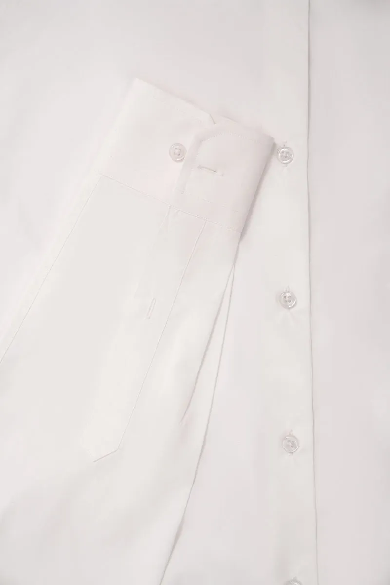 TAILORED FIT WHITE FORMAL SHIRT