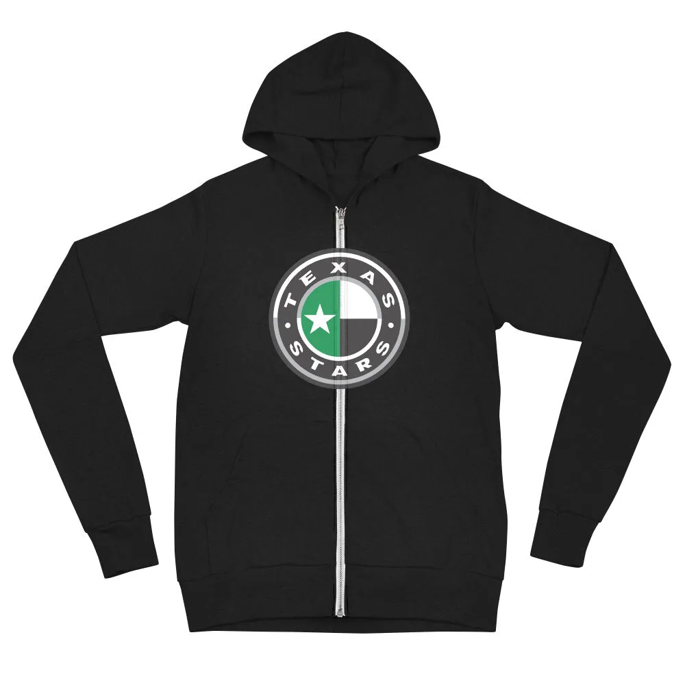 Texas Stars Adult Secondary Logo Full Zip Hoodie