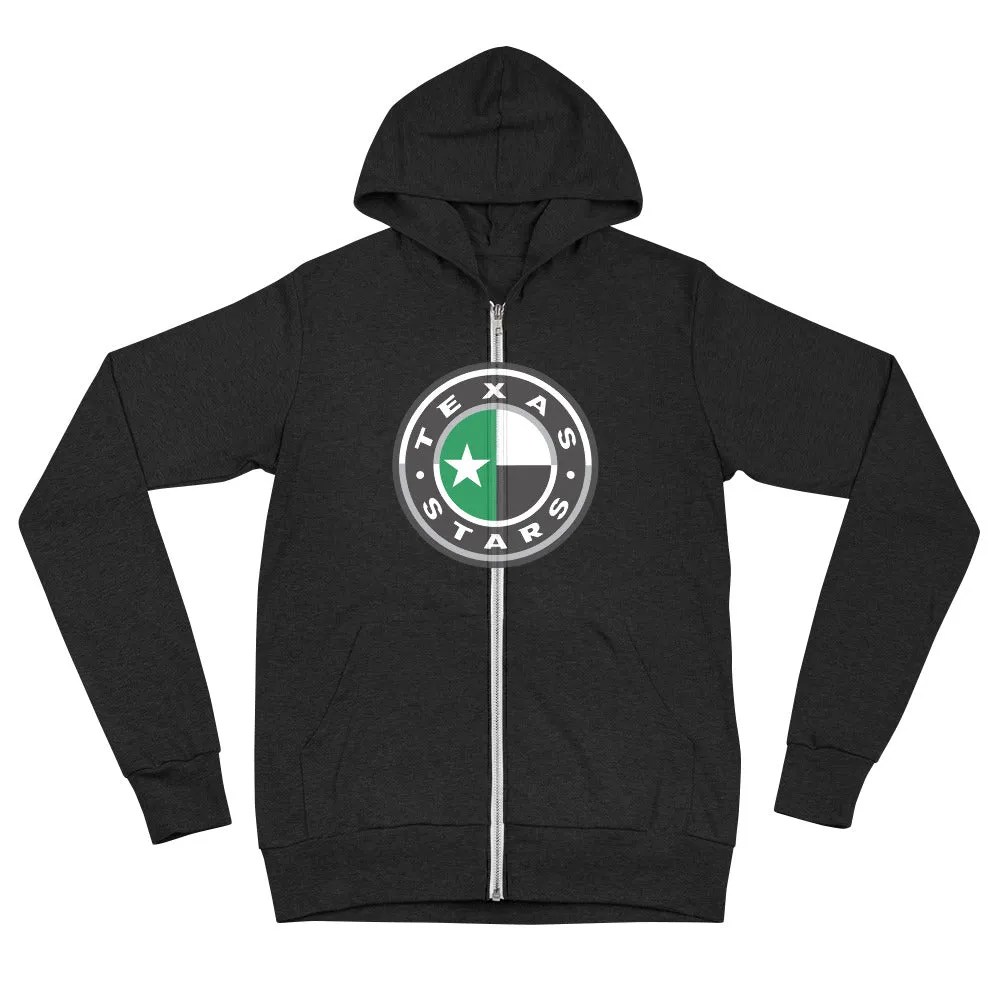 Texas Stars Adult Secondary Logo Full Zip Hoodie