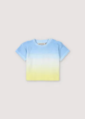 The New Society Baby Powder Blue Briseis Tee   Bloomer Set