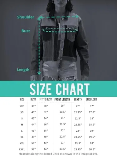 The Souled Store Official Pink Panther: Stay Pink Women and Girls Long Sleeves Collared Neck Button Front Embroidery Patch Blue Cotton Oversized Denim Jackets