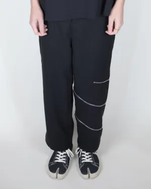 Unnecessary Zipper High Waisted Cropped Trousers