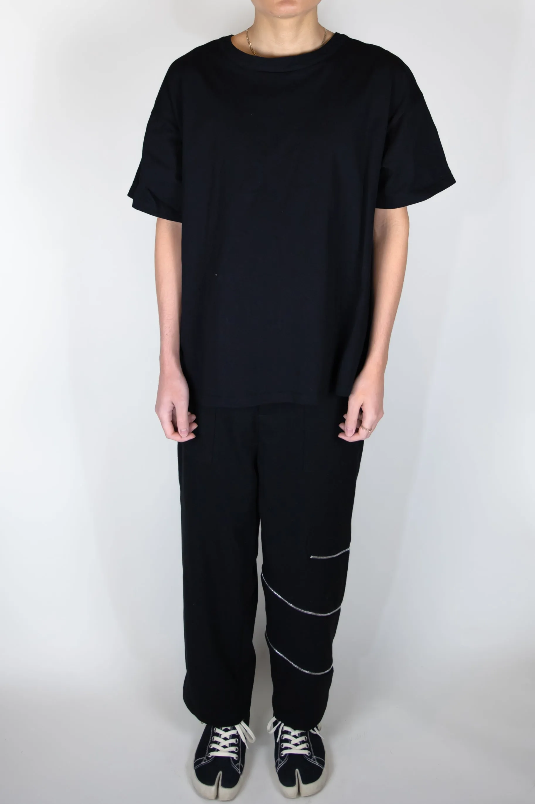 Unnecessary Zipper High Waisted Cropped Trousers