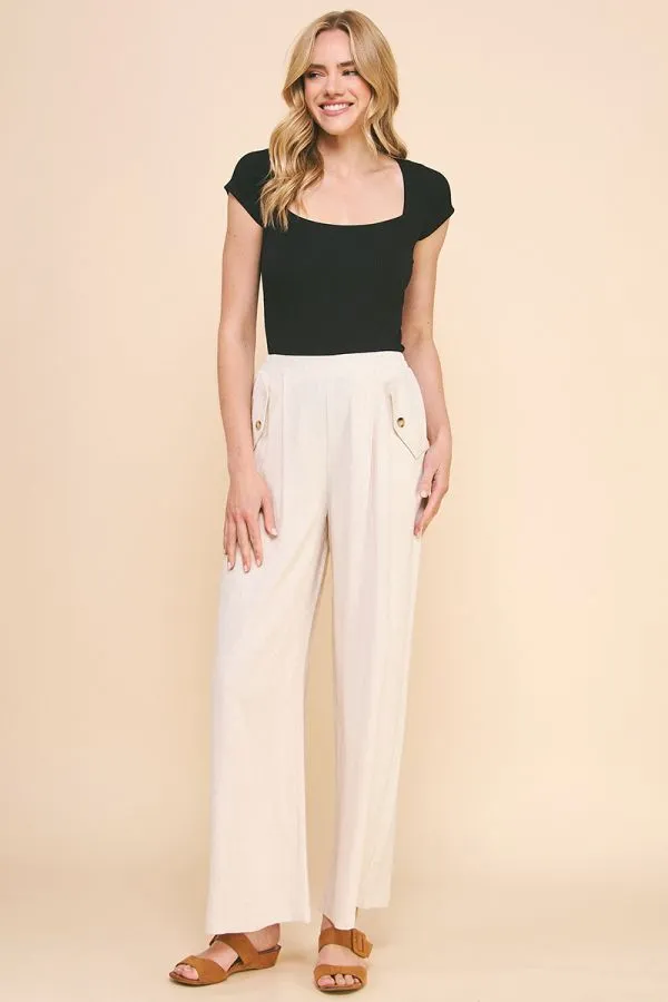 Vivienne Soft Linen Pants - Multiple Colors