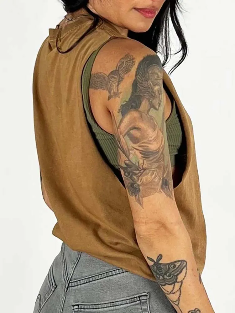 Whimsical Mermaid Graphic Crop - Kezia