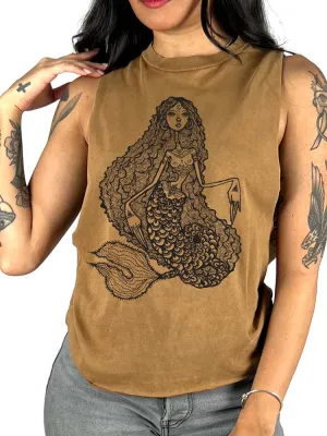 Whimsical Mermaid Graphic Crop - Kezia