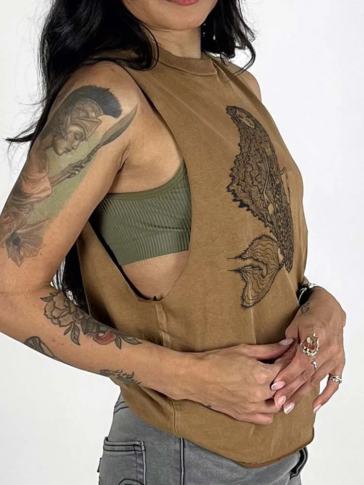 Whimsical Mermaid Graphic Crop - Kezia