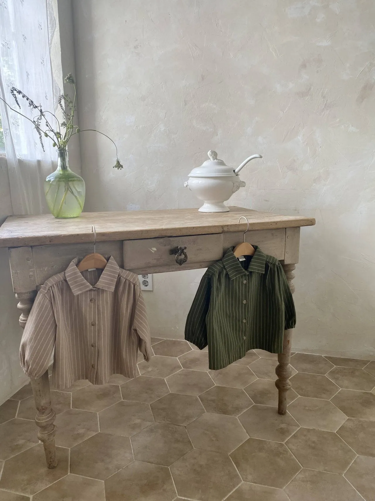 Wing Collar Shirts _ 2 Colours