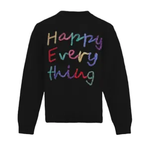 Women's Happy Everything Tinsel Sweater